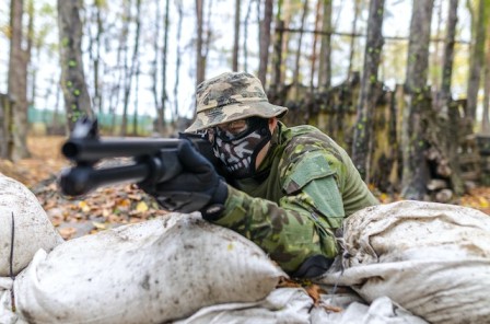 Image of Captain COD with a gun